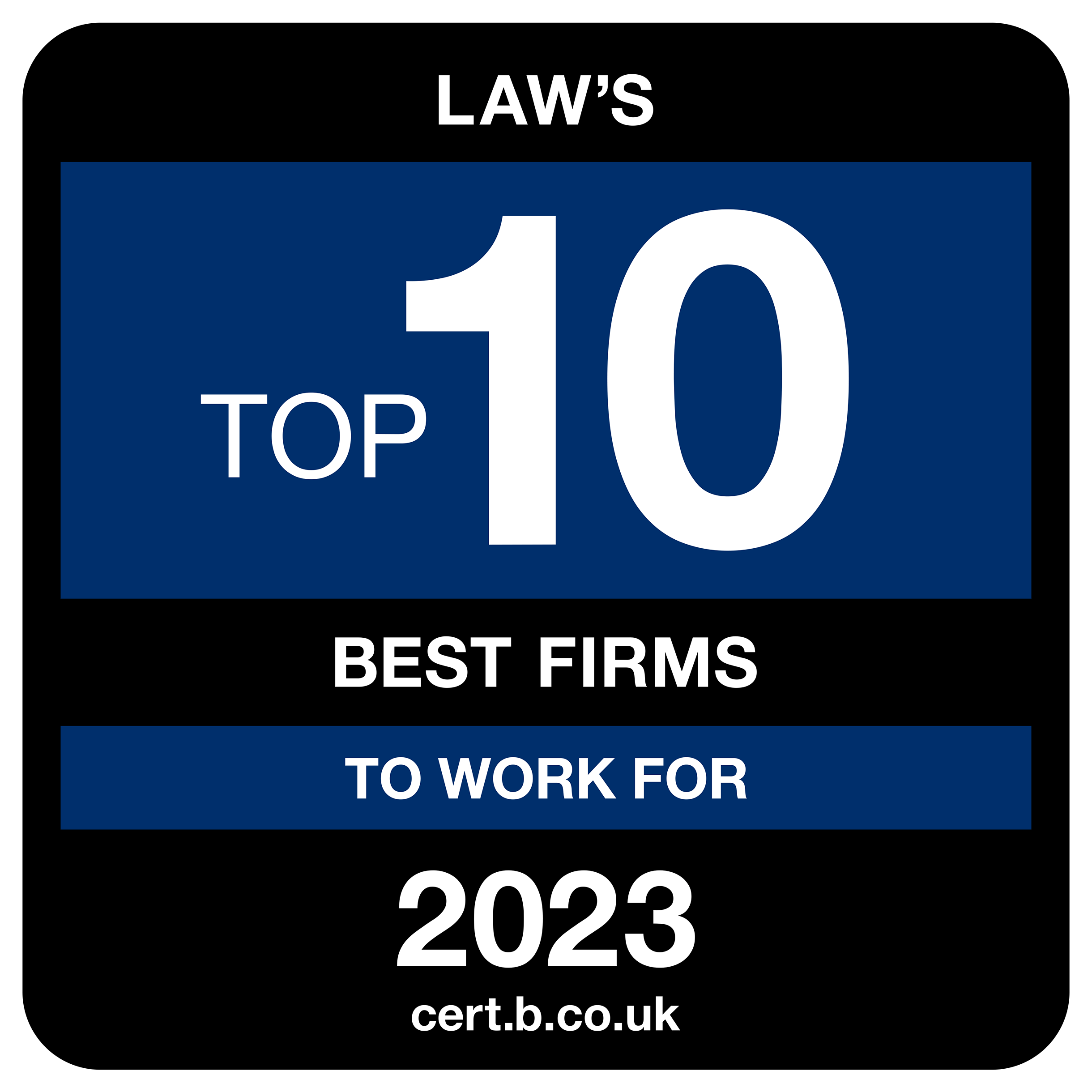 Best Companies - Top 10 law firms in the UK - logo