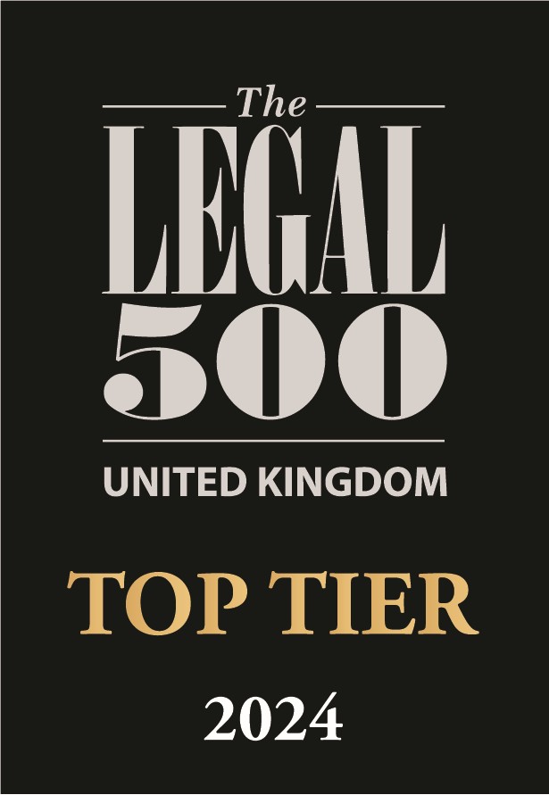 Legal 500 Top Tier Firm 2024 - High Res