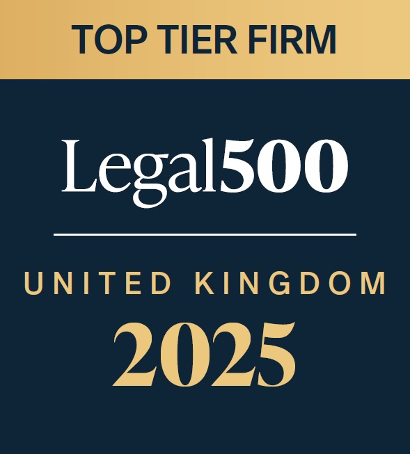 Legal 500 - Top Tier Firm - 2025